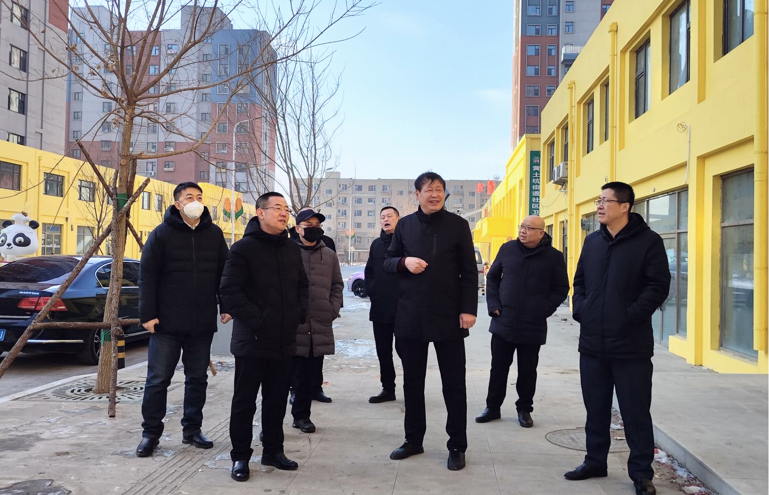 市玉米产业办主任寇春生检查指导四平玉米主题街区招商工作